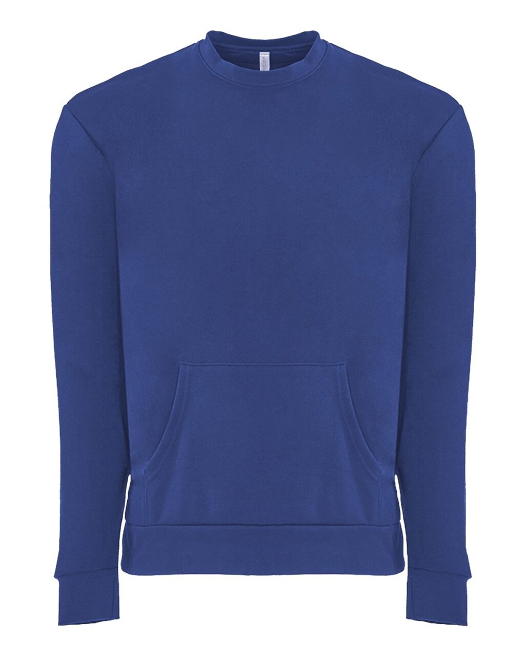 Next Level® Santa Barbara Pocket Crewneck Long Sleeve Sweatshirt